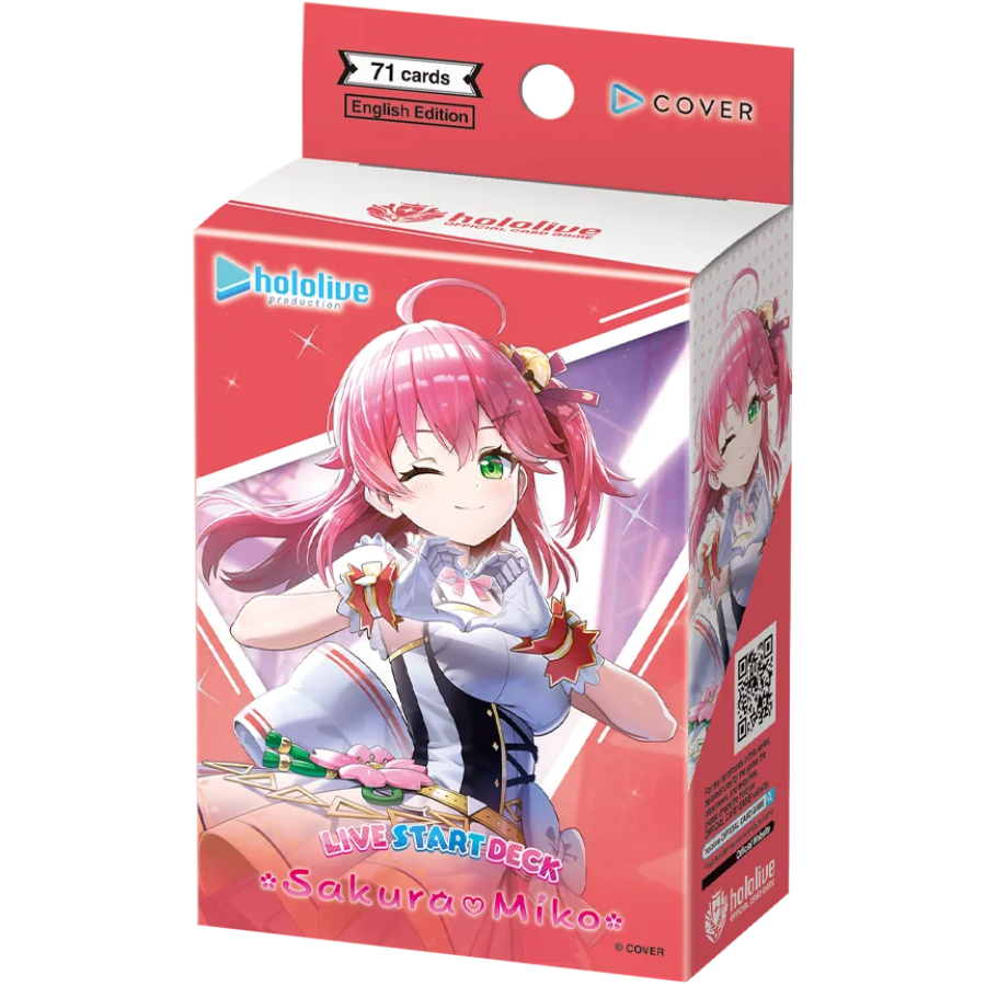 Hololive CG Card Game Sakura Miko Live Start Deck 16