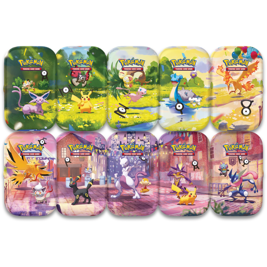 Pokémon TCG: 30th Celebration Day and Night Mini Tin (2 Packs)