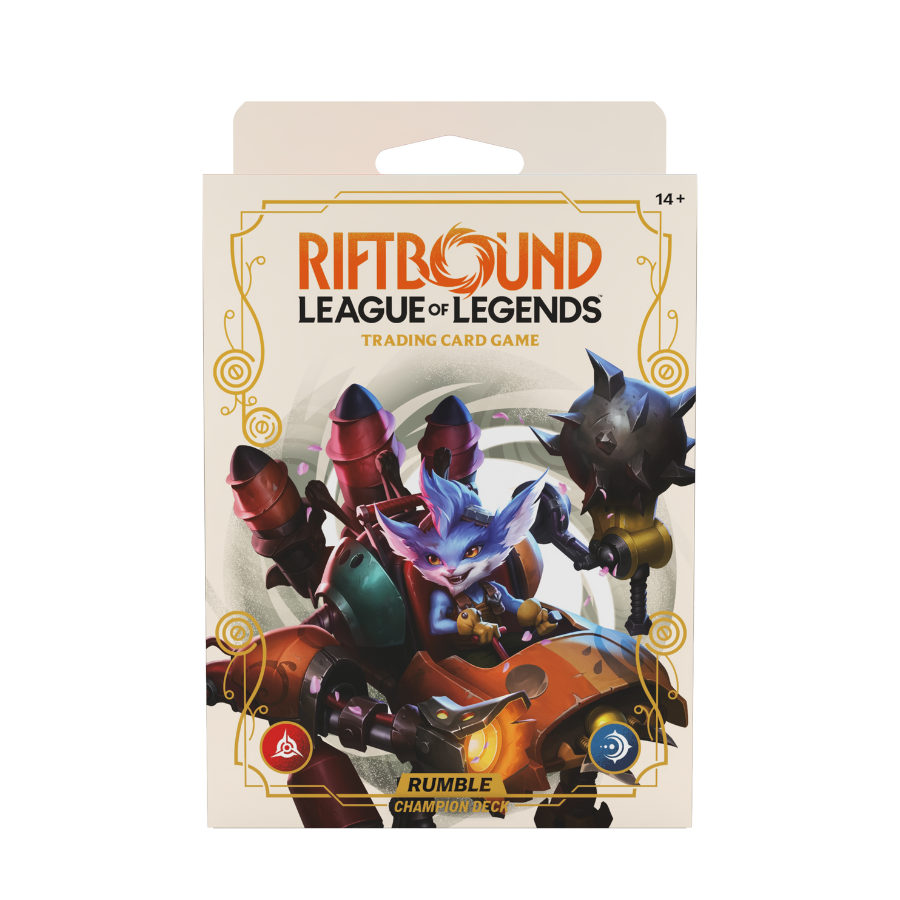 Riftbound League of Legends TCG Spiritforged Champion Deck Rumble