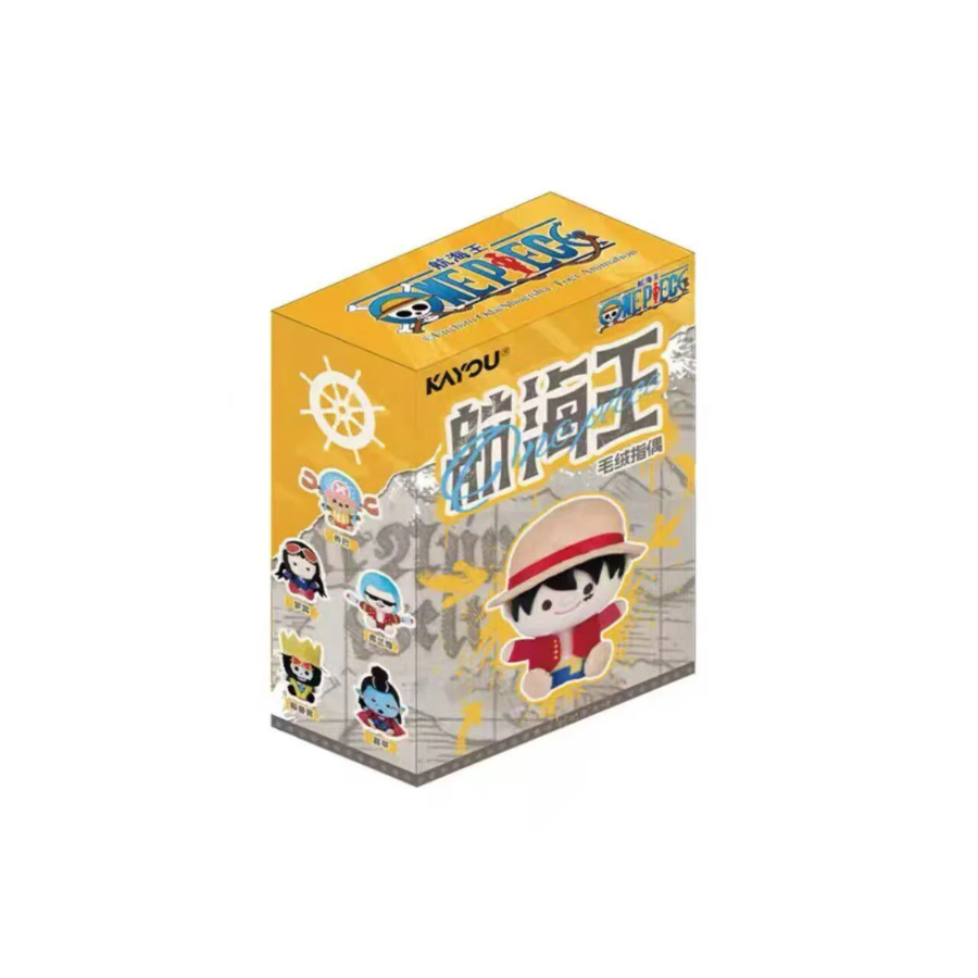 One Piece Straw Hat Pirates Finger Puppets Plush Blind Box KAYOU