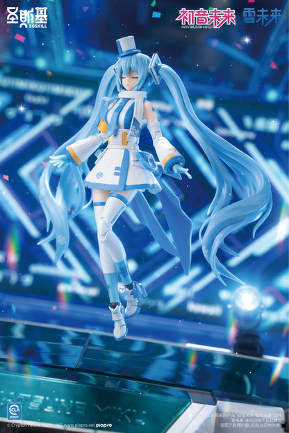 Vocaloid Hatsune Miku Mirai Snow Eastern Model SHENGGE SOSKILL X Plastic Model Kit