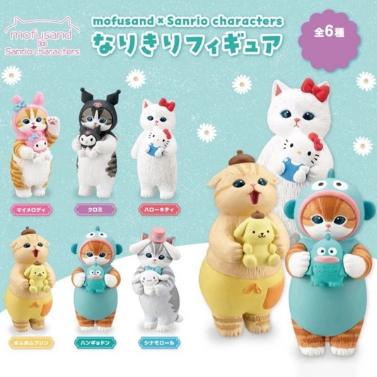 Mofusand X Sanrio characters Blind Box Kitan Club