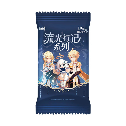 Genshin Impact Glowing Travelogue Card Series LETOGOODS KAKAWOW Pack