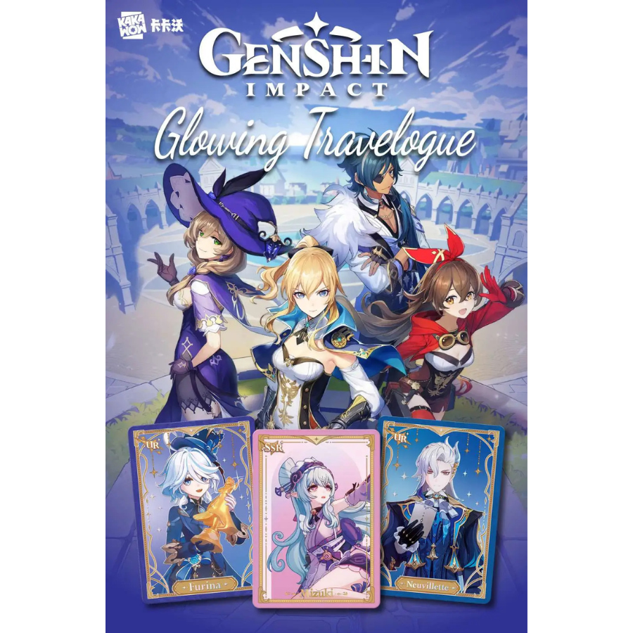 Genshin Impact Glowing Travelogue Card Series LETOGOODS KAKAWOW Pack