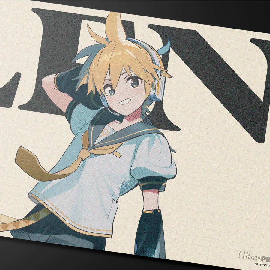 Hatsune Miku Retro Sounscapes Len UP Playmat Ultra Pro