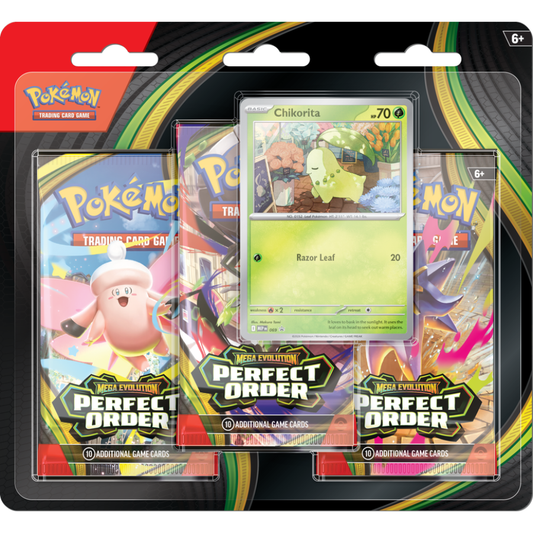 Pokémon TCG: Mega Evolution Perfect Order 3 Packs Blister