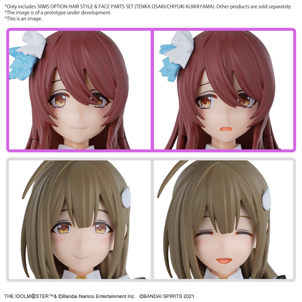 30MS Option Hair Style & Face Parts Set (Tenka Osaki/Chiyuki Kuwayama)