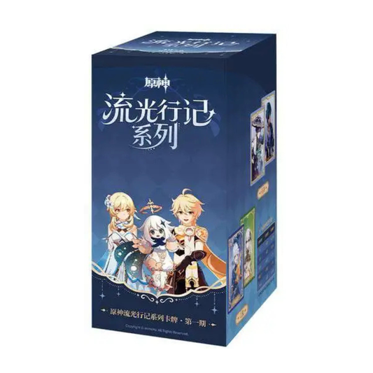 Genshin Impact Glowing Travelogue Card Series LETOGOODS KAKAWOW BOX (18 Packs)