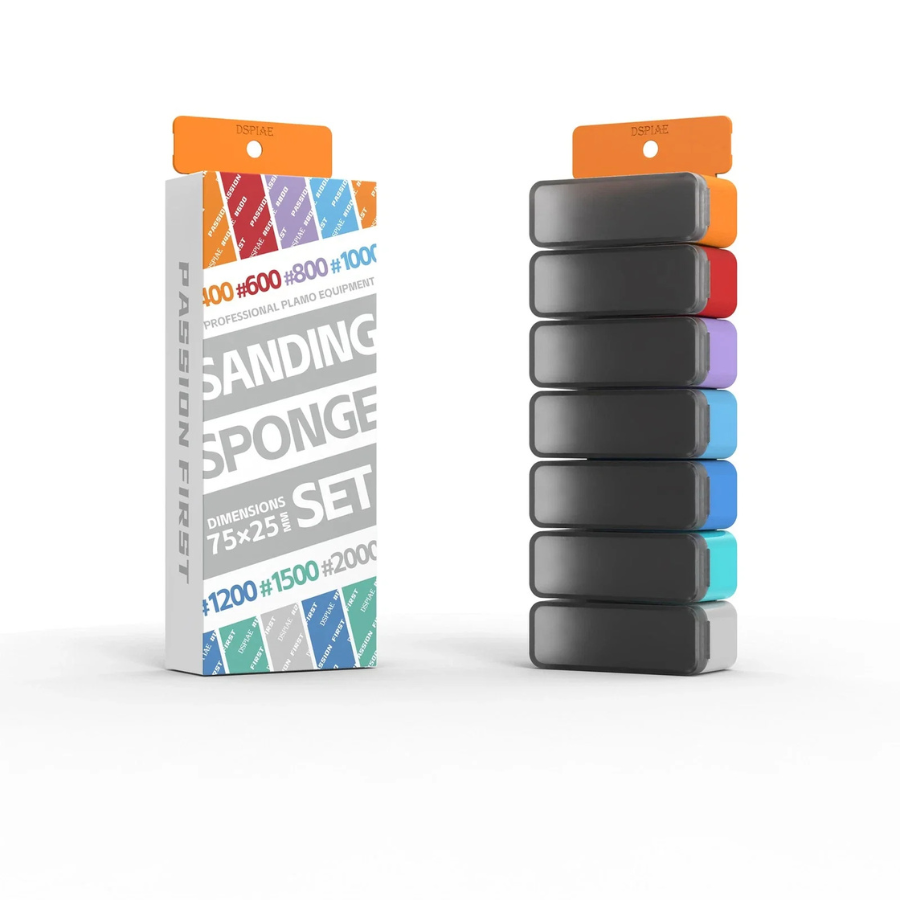 XSS-S01 DSPIAE Vigorous Sponge Sandpaper Set