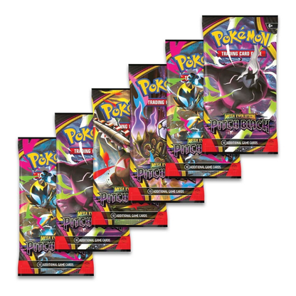 Pokémon TCG: ME05 Mega Evolution Pitch Black Booster Bundle 6 packs