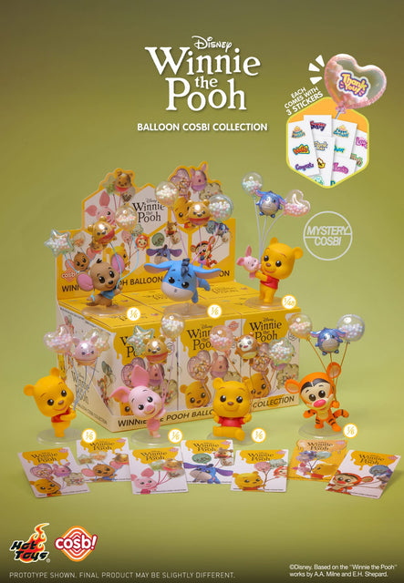 Winnie the Pooh Cosbi Balloon Party Mystery Figure Box HOT TOYS