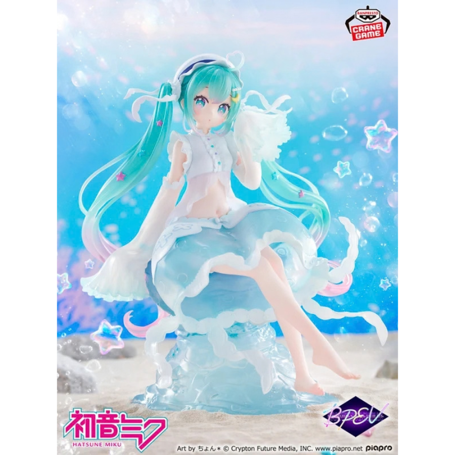 Hatsune Miku EVOLVE Clearluxe Jellyfish FIGURE BANPRESTO Bandai