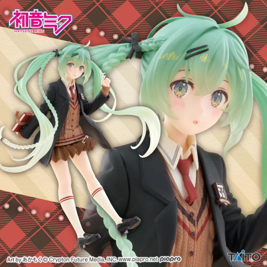 Hatsune Miku Figure - Fashion (Preppy Ver.)TAITO