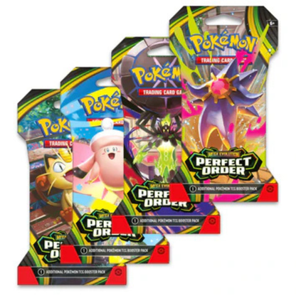 Pokémon TCG: Mega Evolution Perfect Order Sleeved Booster Pack (10 Cards)