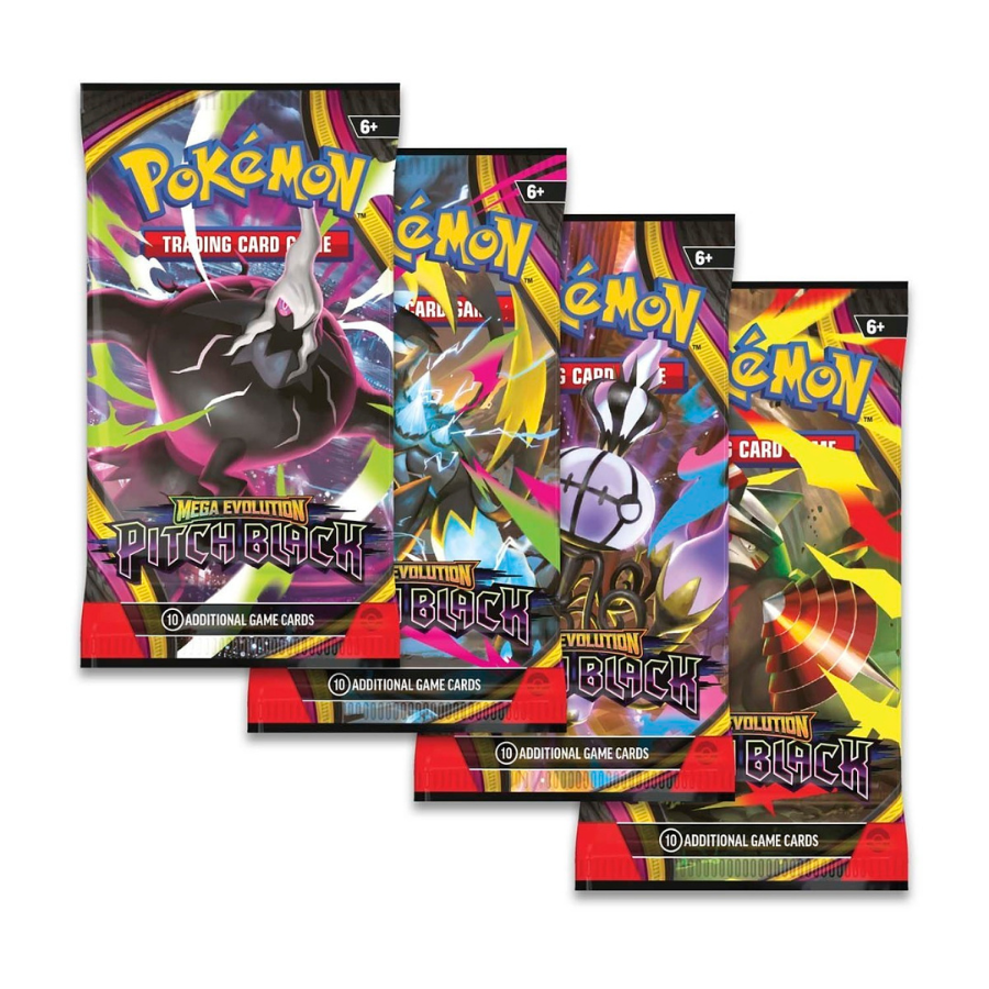 Pokémon TCG: ME05 Mega Evolution Pitch Black Booster Pack (10 Cards)