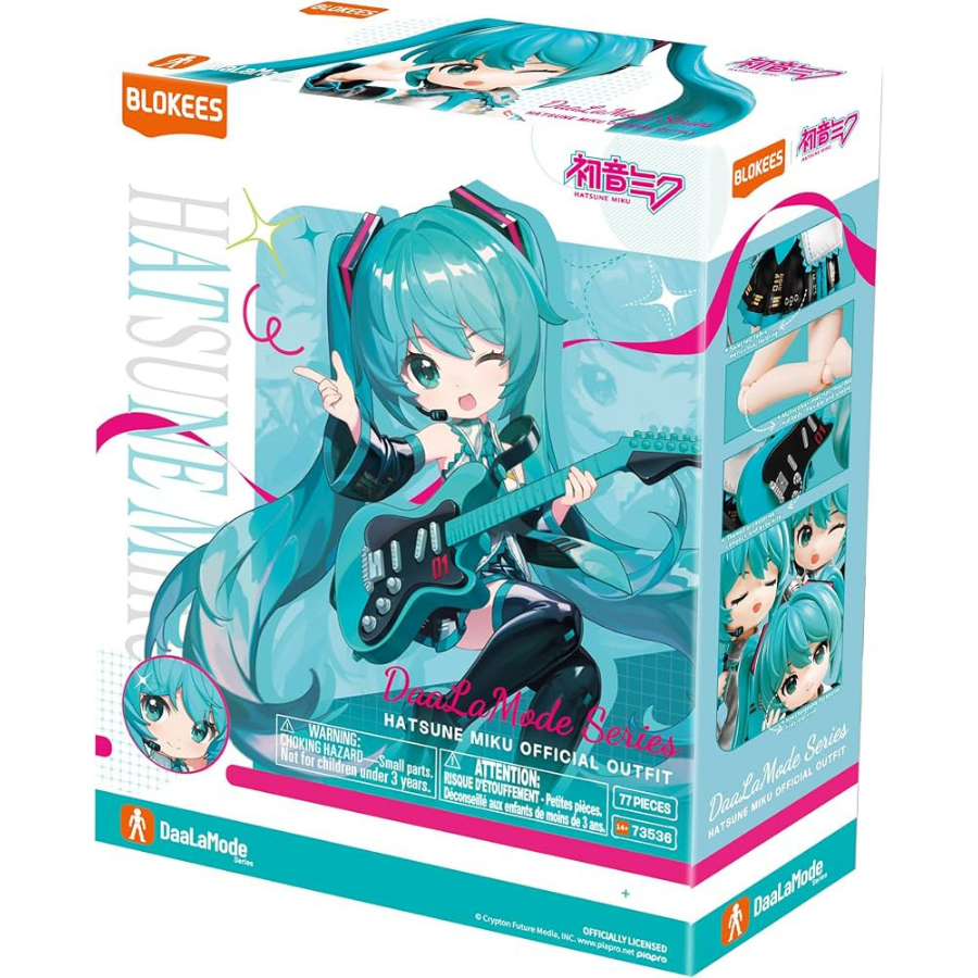 BLOKEES X Hatsune Miku Daalamode Series Official Uniform Outfit 1/12 BJD Figures