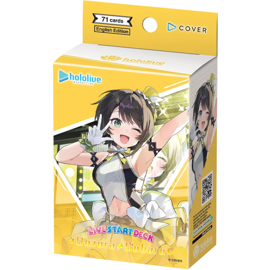 Hololive CG Card Game Oozora Subaru Live Start Deck 19