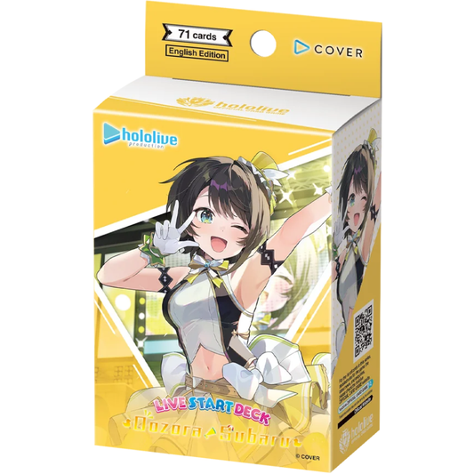 Hololive CG Card Game Oozora Subaru Live Start Deck 19
