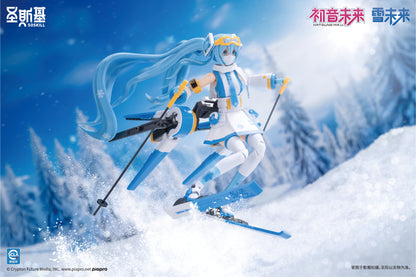 Vocaloid Hatsune Miku Mirai Snow Eastern Model SHENGGE SOSKILL X Plastic Model Kit