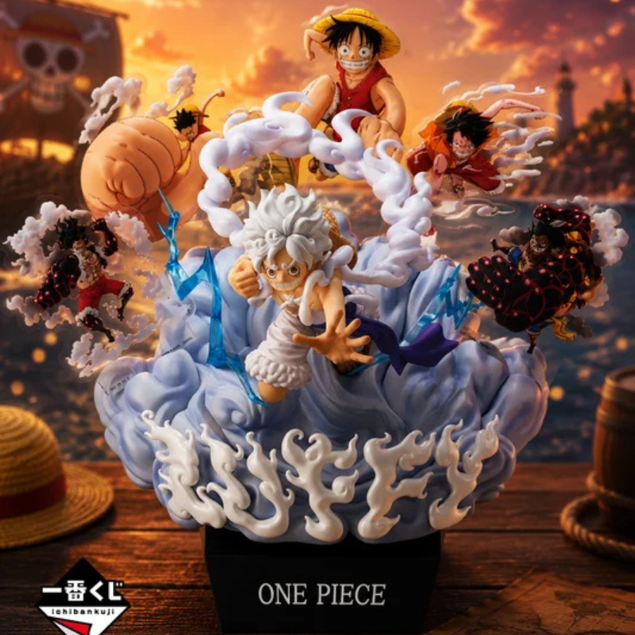 ONE PIECE Monkey D. Luffy Gear 5 Ondimension (Memories Of Adventure and The Shipping Route The Future)BANDAI Ichibansho