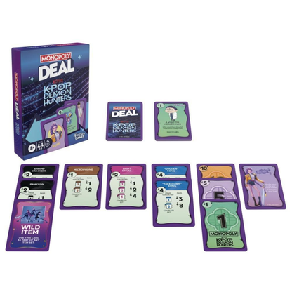 Monopoly Deal KPOP Demon Hunters Hasbro GAMES