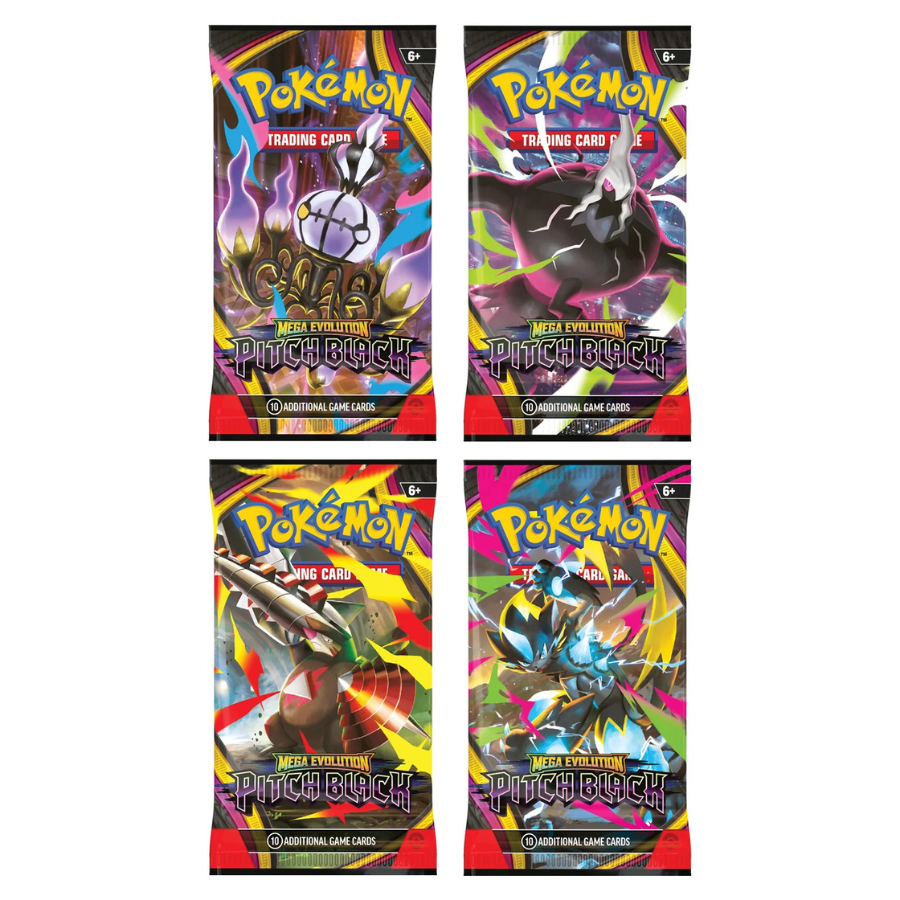 Pokémon TCG: ME05 Mega Evolution Pitch Black Booster Pack (10 Cards)