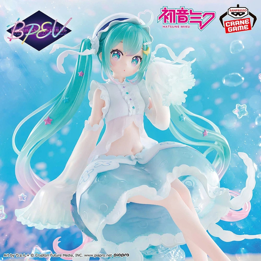 Hatsune Miku EVOLVE Clearluxe Jellyfish FIGURE BANPRESTO Bandai