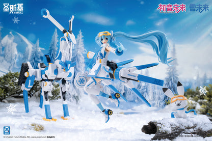 Vocaloid Hatsune Miku Mirai Snow Eastern Model SHENGGE SOSKILL X Plastic Model Kit