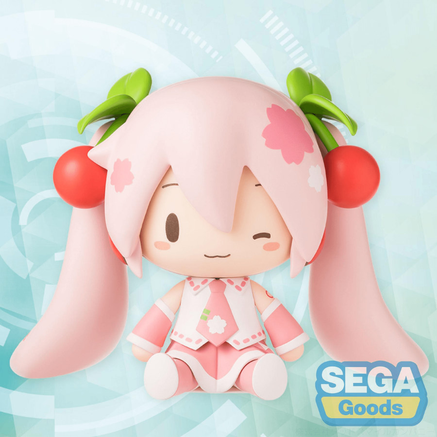 Hatsune Miku Series Chibi Figure Sakura Miku fuwa petit SEGA