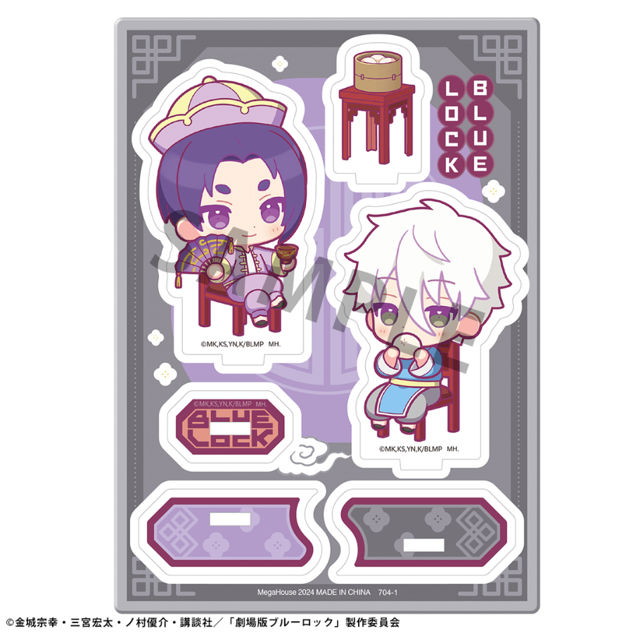 BLUE LOCK Acrylic Stands Buddycolle The Movie Episode Nagi D：Seishiro Nagi＆Reo Mikage Yumcha MEGAHOUSE