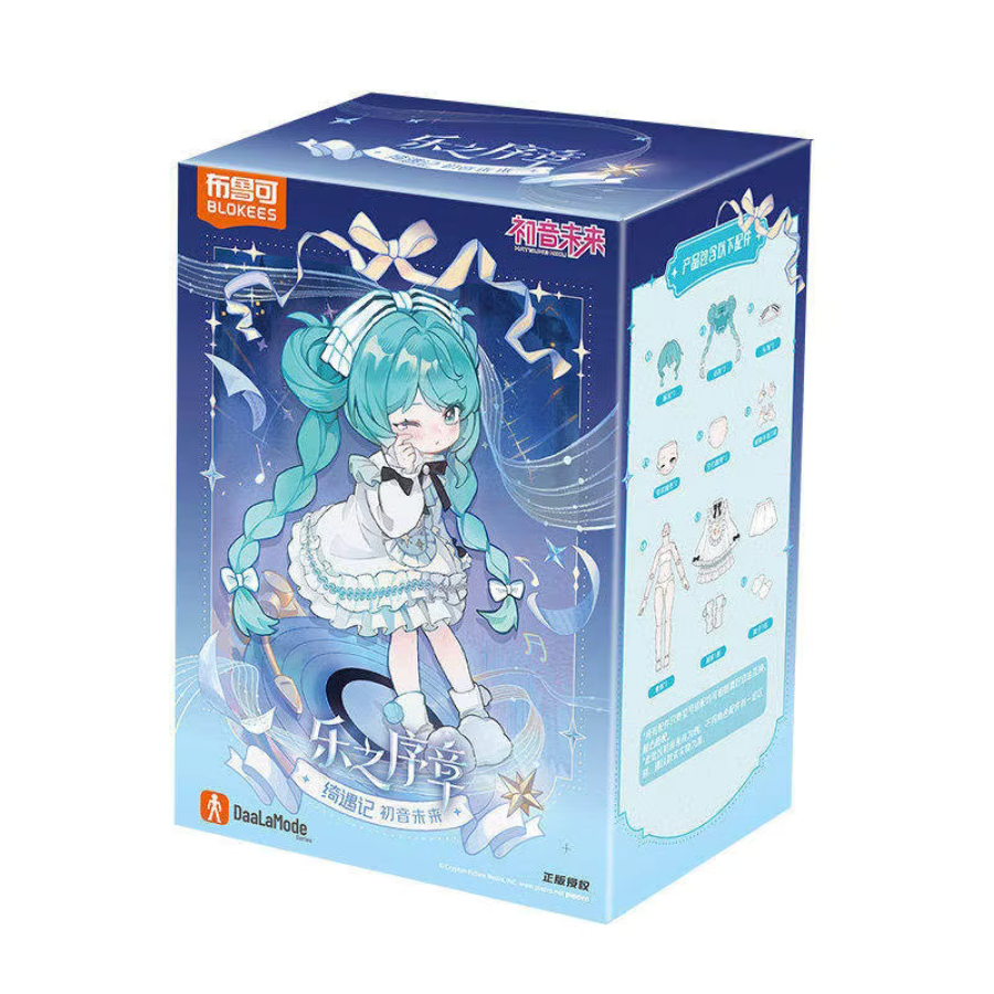 BLOKEES X Hatsune Miku Part 01 The Prelude to Music 1/12 BJD Movable Replace Collection DaaLaMode Series Sonata Prologue Blind Box