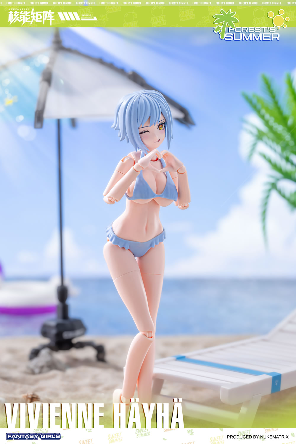 Fantasy Girls Forest's Summer 1/12 Vivenne Hayha (Summer Shine Ver.) Model Nuke Matrix