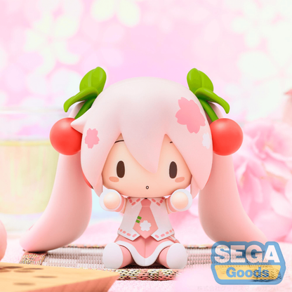 Hatsune Miku Series Chibi Figure Sakura Miku fuwa petit SEGA