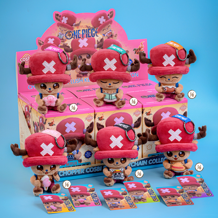 ONE PIECE ZAKKA Cosbi Chopper Plush Keychain Netflix Hot Toys