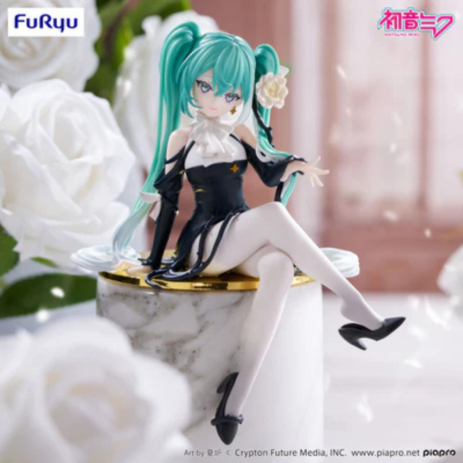 Hatsune Miku Noodle Stopper Figure Flower Fairy White Rose FuRyu