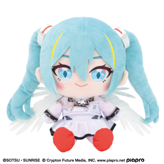 Hatsune Miku x Mobile Suit Gundam HATSUNE MIKU X WING GUNDAM ZERO EW NUI Plush Toy