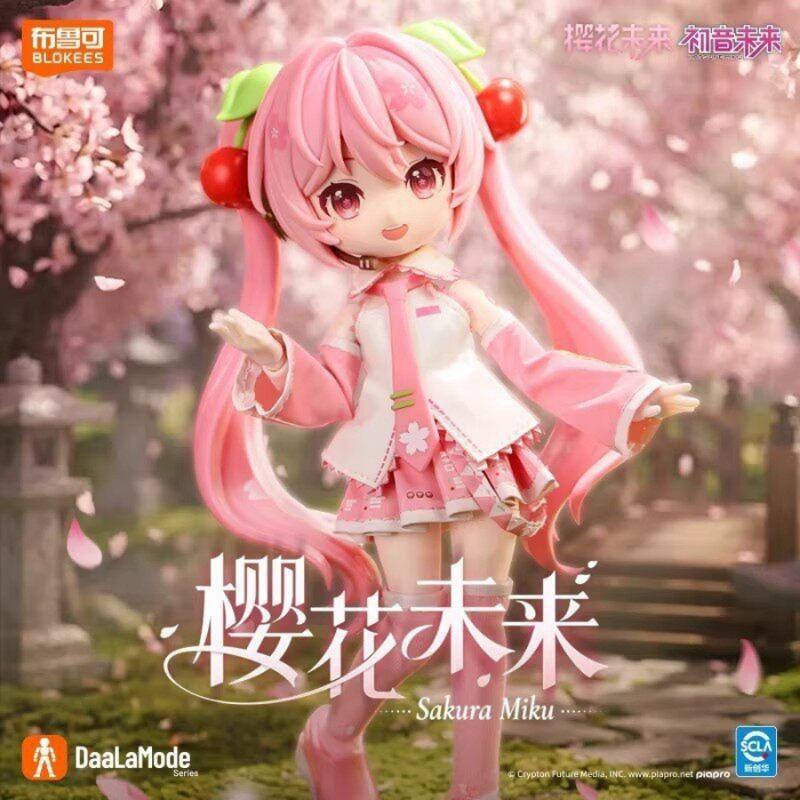 BLOKEES X Hatsune Miku Daalamode Series Sakura Miku 1/12 BJD Action Figure