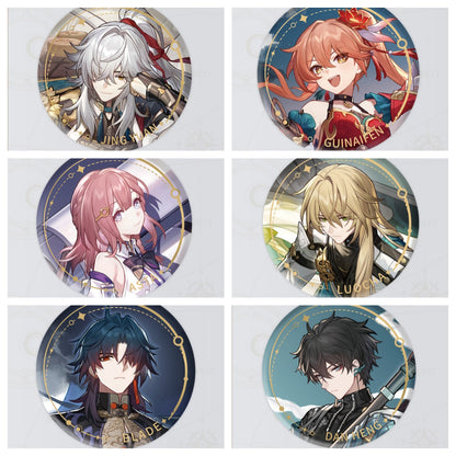 Honkai: Star Rail Character Portrait Can Badge - miHoYo