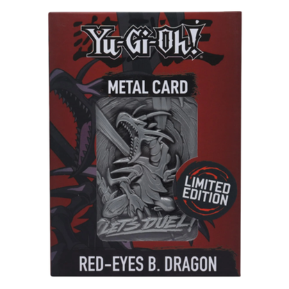 Yu-Gi-Oh! YGO Limited Edition Red Eyes B. Dragon Metal Card