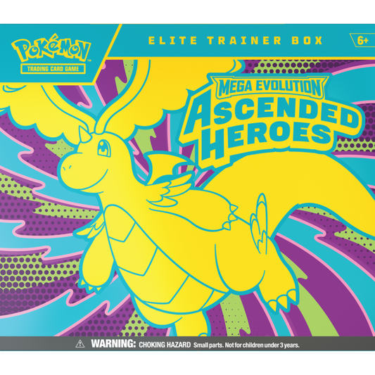Pokémon Mega Evolution Ascended Heroes Elite Trainer Box 9 Packs