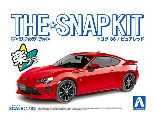 Aoshima 1/32 SNAP KIT #03-F Toyota 86 (Pure Red)