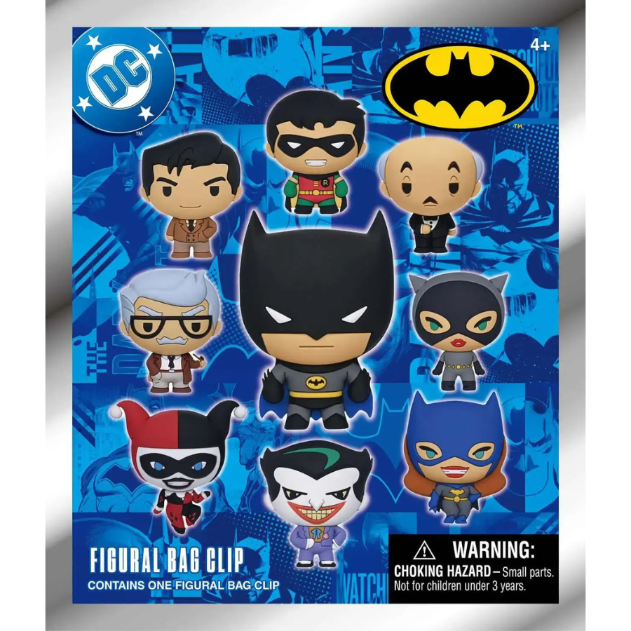 BATMAN ANIMATED SERIES 1 3D FOAM BAG CLIP Monogram