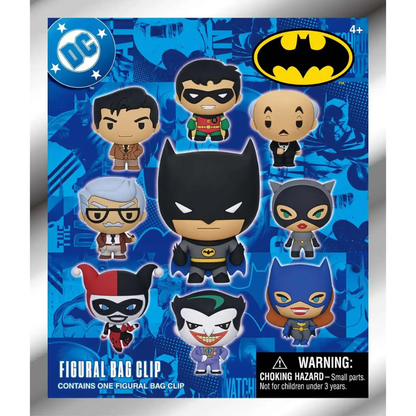 BATMAN ANIMATED SERIES 1 3D FOAM BAG CLIP Monogram