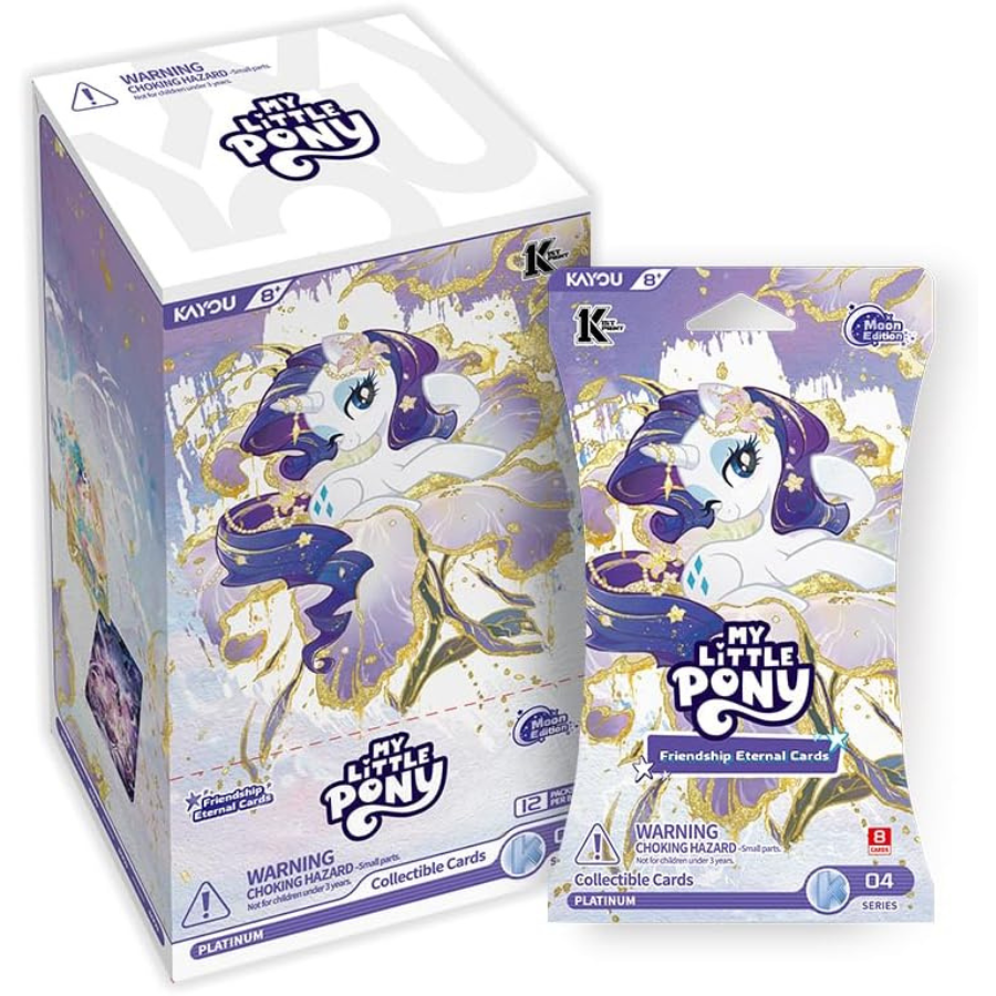 My Little Pony Friendship Eternal Collectible Cards Moon Edition Series 4 Booster Pack Sleeved KAYOU (8 Cards)