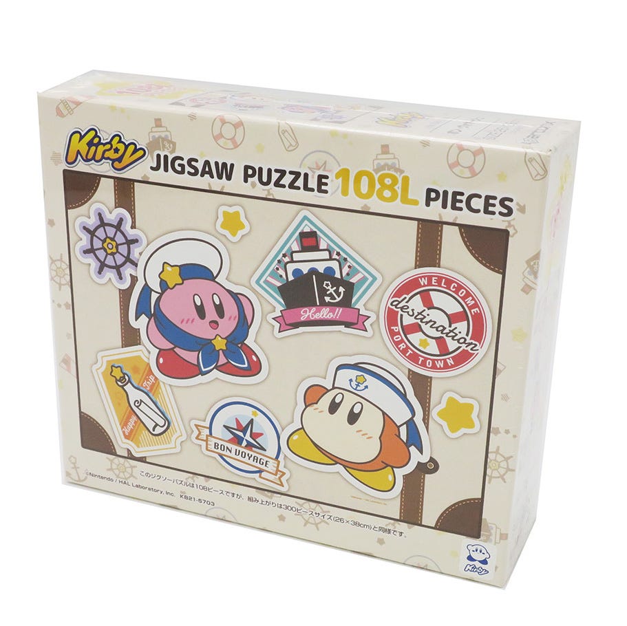 Kirby Ensky Puzzle Kirby Bon Voyage Jigsaw Puzzle (108-L754 )