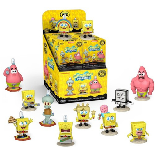 Sponge Bob 25th Anniversary Mystery Mini Figures Blind Box Funko