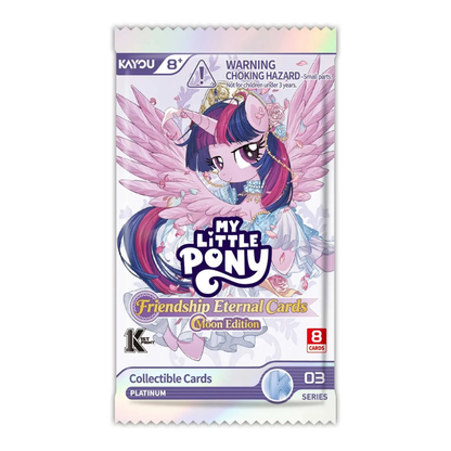 My Little Pony Friendship Eternal Collectible Cards Moon Edition Series 3 Booster BOX KAYOU (24 Packs)