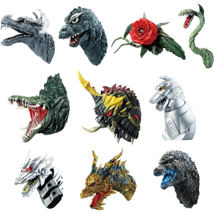 Godzilla 70th Anniversary Zakka Godzilla Monster Head Magnet Ichibansho BANDAI