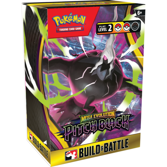 Pokémon TCG: ME05 Mega Evolution Pitch Black Build and Battle Kit (4 Packs)