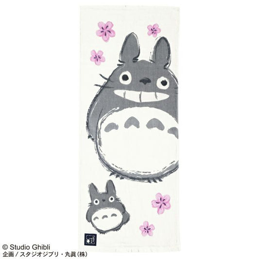 My Neighbor Totoro White (Face Towel) Marushin Studio Ghibli Imabari Gauze Series Size: 13.4 x 31.5